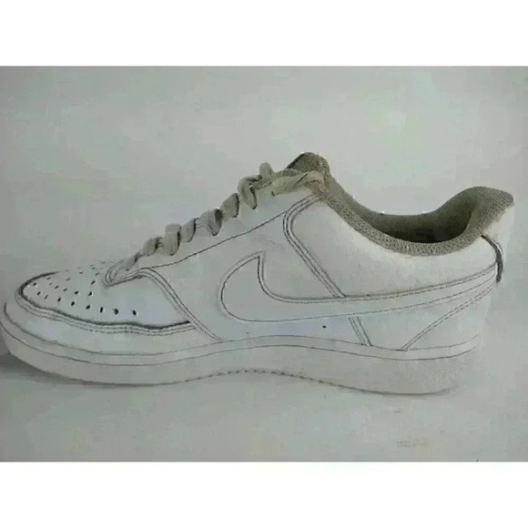 Nike Court Vision Low CD5434-100 Triple White AF1 Sneakers Shoes Womens Size 10 - Picture 6 of 11